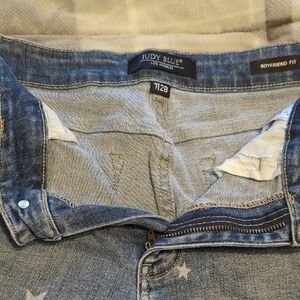 Judy Blue Star Patterned Denim Jeans